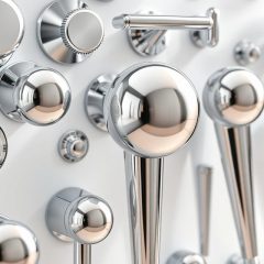 Chromowane elementy meblowe: inspiracje, techniki i konserwacja