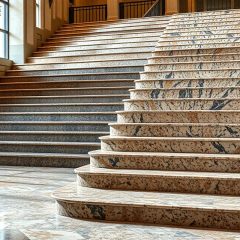 Rodzaje schodów granitowych i techniki ich wykończenia: porównanie funkcjonalności