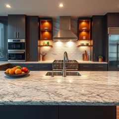 Kuchnia z granitowym blatem: inspiracje, materiały i aranżacje