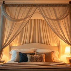 Jak samodzielnie zrobić baldachim nad łóżko – instrukcja i pomysły