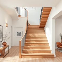 Tanie schody wewnętrzne: pomysły, materiały i proste rozwiązania
